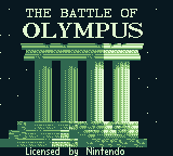 Battle of Olympus screenshot 2 for GameBoy